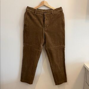 Uniqlo Men's Corduroy Pants in Dark Brown